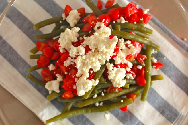 Goat Cheese Plum Tomatoes